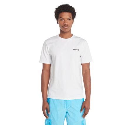 Timberland Small Linear Logo Print Tee Erkek T-Shirt