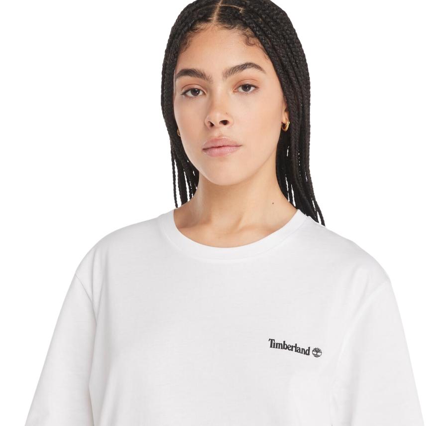 Timberland Small Linear Logo Print Tee Erkek T-Shirt Timberland Small Linear Logo Print Tee Erkek T-Shirt