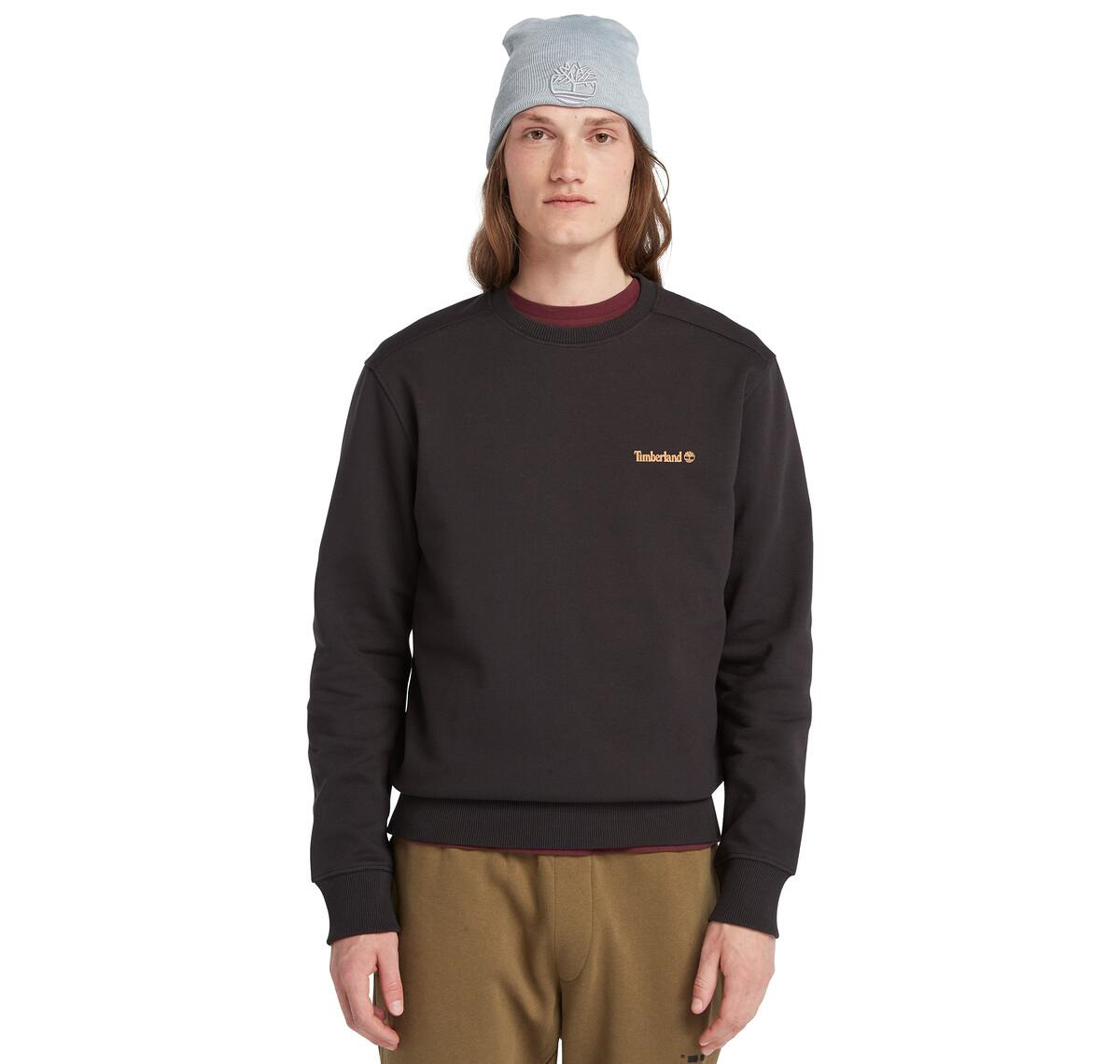 Мужской свитшот Timberland Small Logo Print Crew Neck