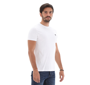 Timberland Ss Dunstan River Jersey Crew Tee Slim Erkek T-Shirt Beyaz