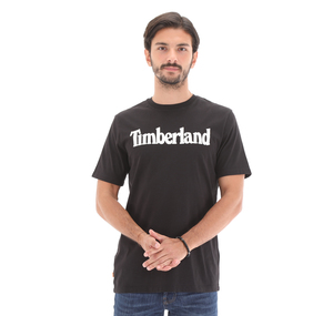 Timberland Ss Kennebec River Linear Tee Erkek T-Shirt Siyah