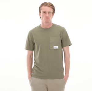Timberland Ss Pockt Tee Erkek T-Shirt Haki 0