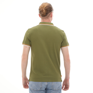 Timberland Ss Tipped Pique Polo (S Erkek T-Shirt Yeşil
