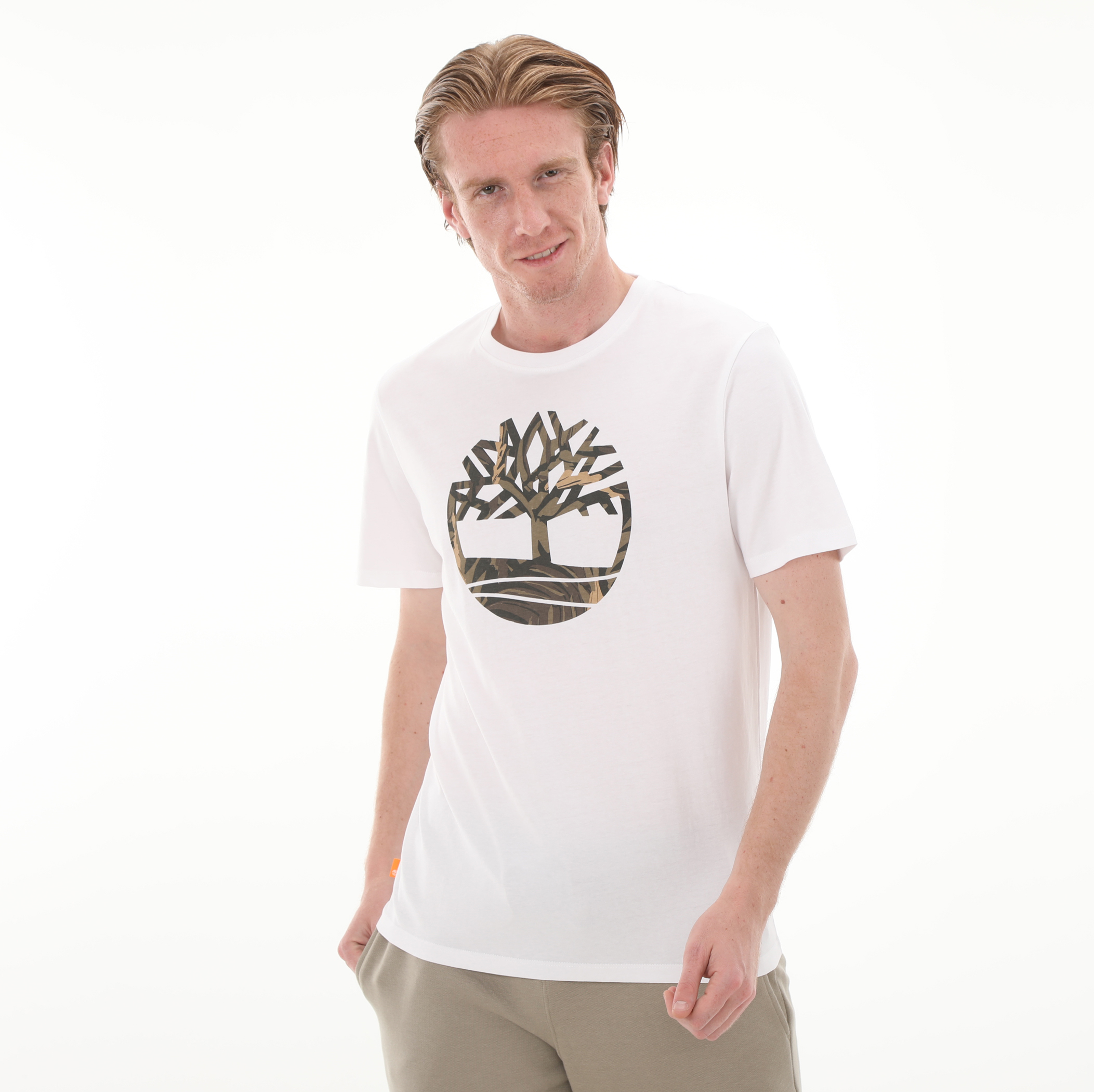 Мужская футболка Timberland Ss Tree Logo Camo Tee