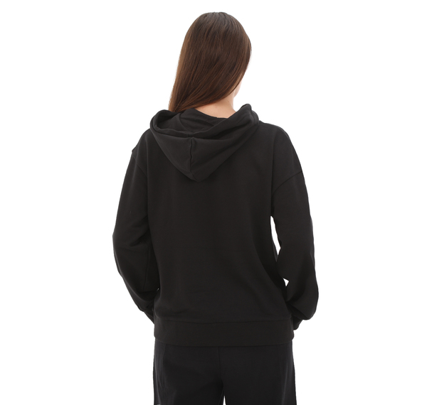 Timberland Stack Logo Loop Back Hoodıe Kadın Sweatshirt Siyah Timberland Stack Logo Loop Back Hoodıe Kadın Sweatshirt Siyah