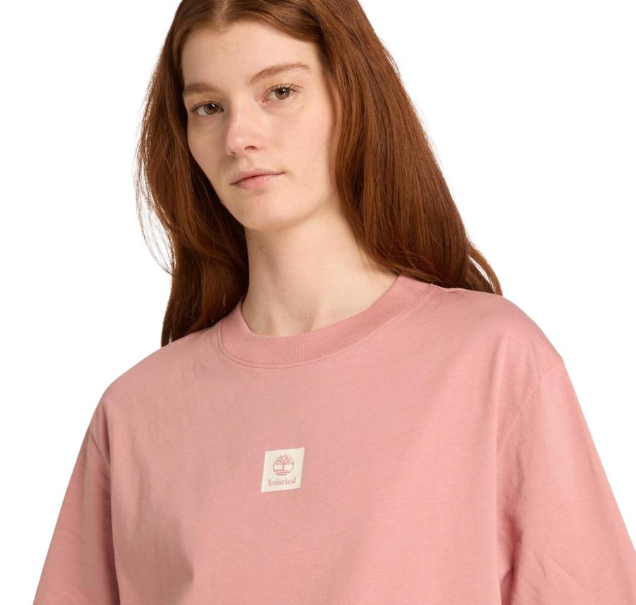 Timberland Stack Logo Short-Sleeve Tee Kadın T-Shirt Timberland Stack Logo Short-Sleeve Tee Kadın T-Shirt