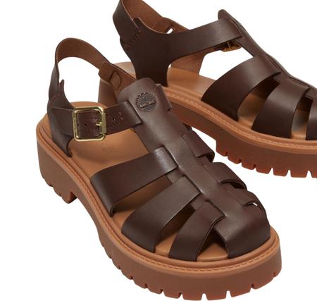 Timberland Stone Street Fısherman Sandal Kadın Sandalet Kahve