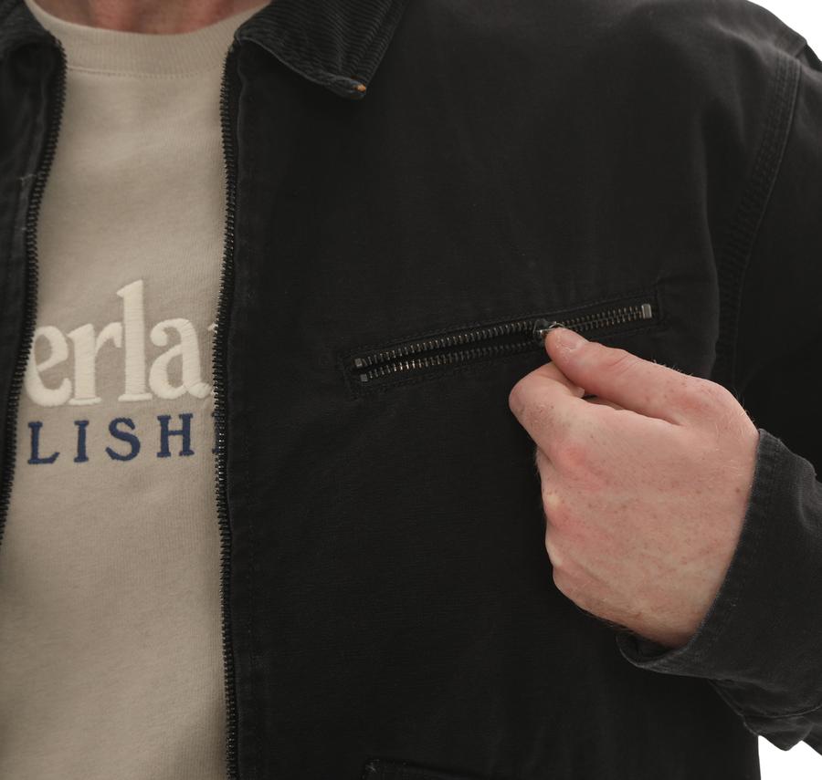 Timberland Strafford Washed Canvas Jacket Erkek Ceket Siyah Timberland Strafford Washed Canvas Jacket Erkek Ceket Siyah