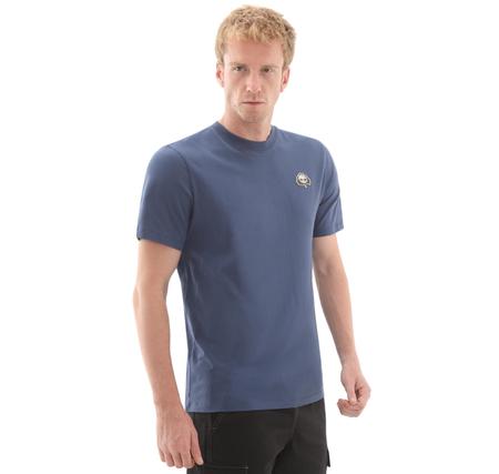 Timberland Tree Logo Patch Tee Erkek T-Shirt Mavi Timberland Tree Logo Patch Tee Erkek T-Shirt Mavi