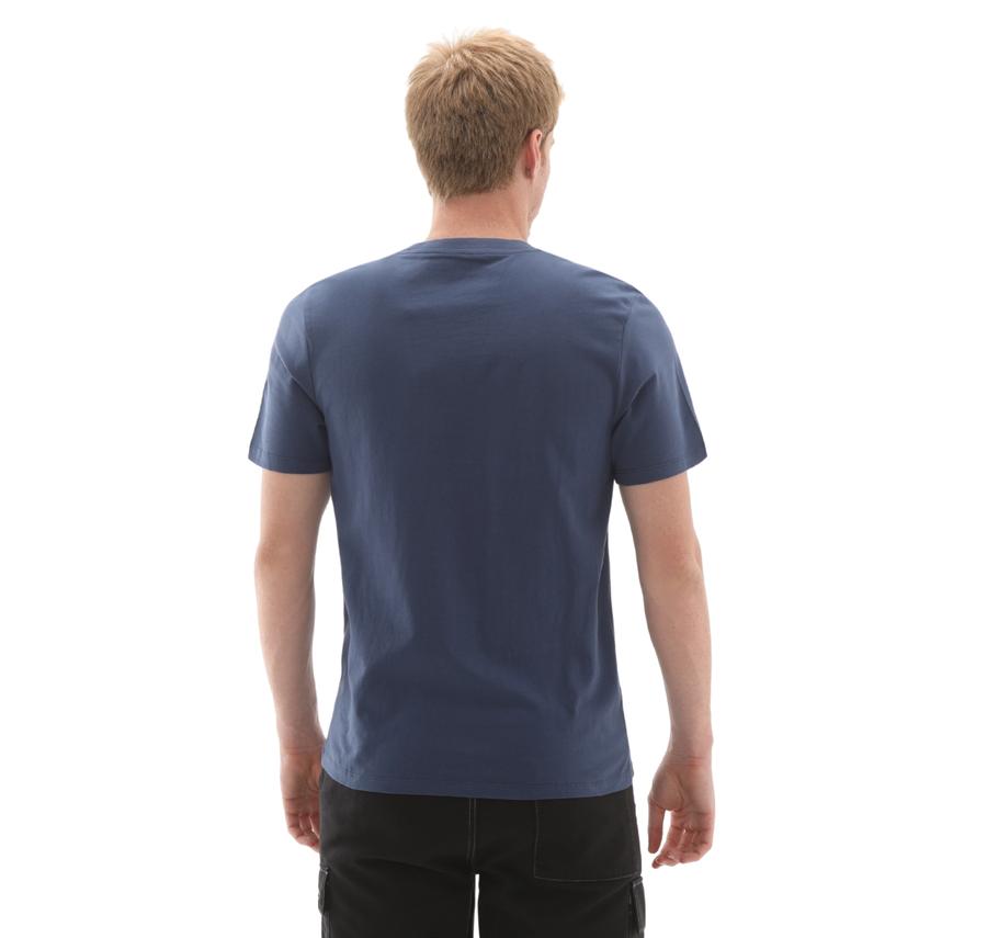 Timberland Tree Logo Patch Tee Erkek T-Shirt Mavi Timberland Tree Logo Patch Tee Erkek T-Shirt Mavi