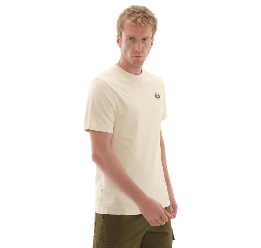 Timberland Tree Logo Patch Tee Erkek T-Shirt Sütlü Kahve Timberland Tree Logo Patch Tee Erkek T-Shirt Sütlü Kahve