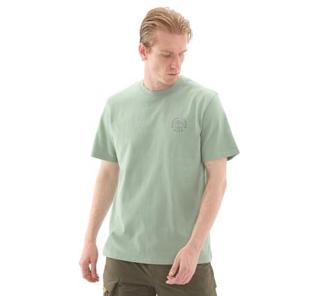 Timberland Washed Boot Lab Back Graphic Tee Erkek