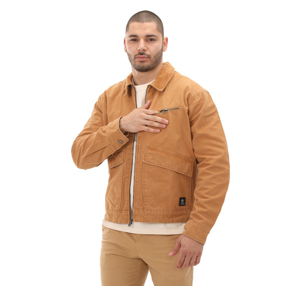 Timberland Washed Canvas Jacket Erkek Ceket Kahve Timberland Washed Canvas Jacket Erkek Ceket Kahve