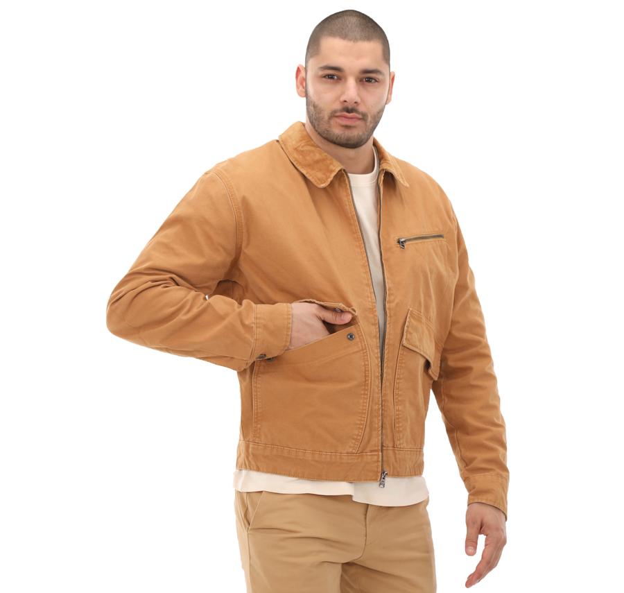 Timberland Washed Canvas Jacket Erkek Ceket Kahve Timberland Washed Canvas Jacket Erkek Ceket Kahve
