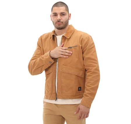 Timberland Washed Canvas Jacket Erkek Ceket Kahve