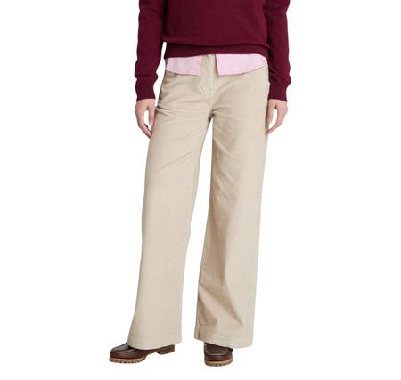 Timberland Washed Corduroy Wide-Leg Pants Kadın