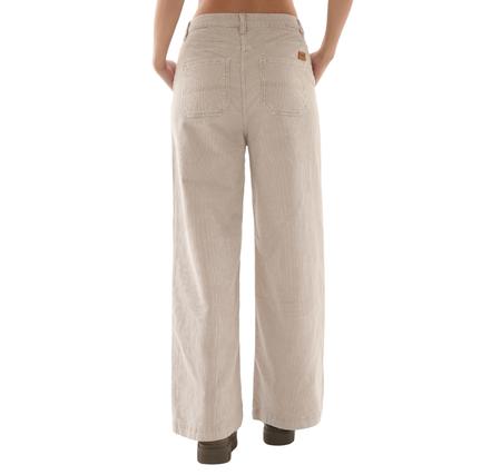 Timberland Washed Corduroy Wide-Leg Pants Kadın Pantolon Krem