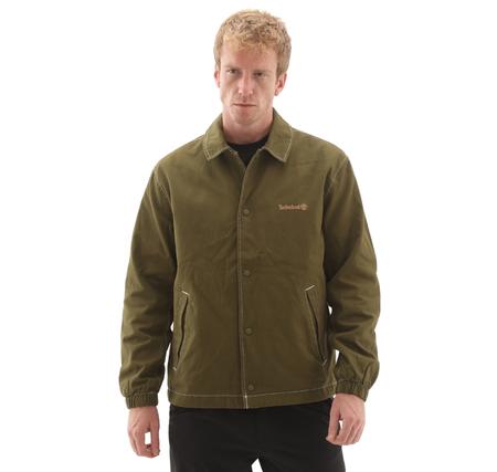 Timberland Washed Duck Canvas Insulated Coach Jacke Erkek