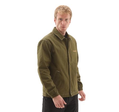 Timberland Washed Duck Canvas Insulated Coach Jacke Erkek
