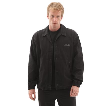 Timberland Washed Duck Canvas Insulated Coach Jacke Erkek Ceket Siyah Timberland Washed Duck Canvas Insulated Coach Jacke Erkek Ceket Siyah