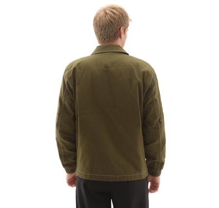 Timberland Washed Duck Canvas Insulated Coach Jacke Erkek Ceket Yeşil