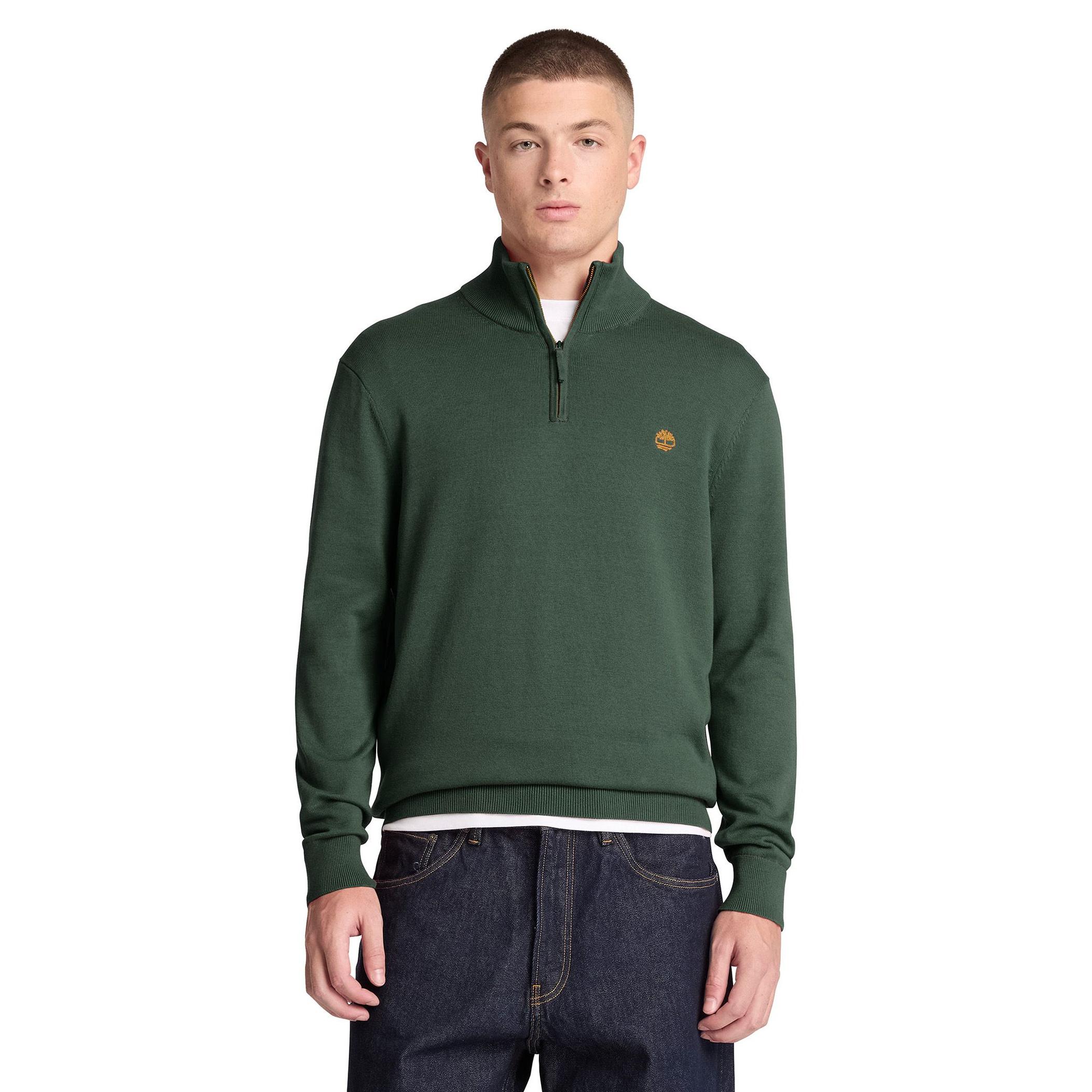 Мужской свитшот Timberland Williams River Cotton 1-4 Zip Sweater