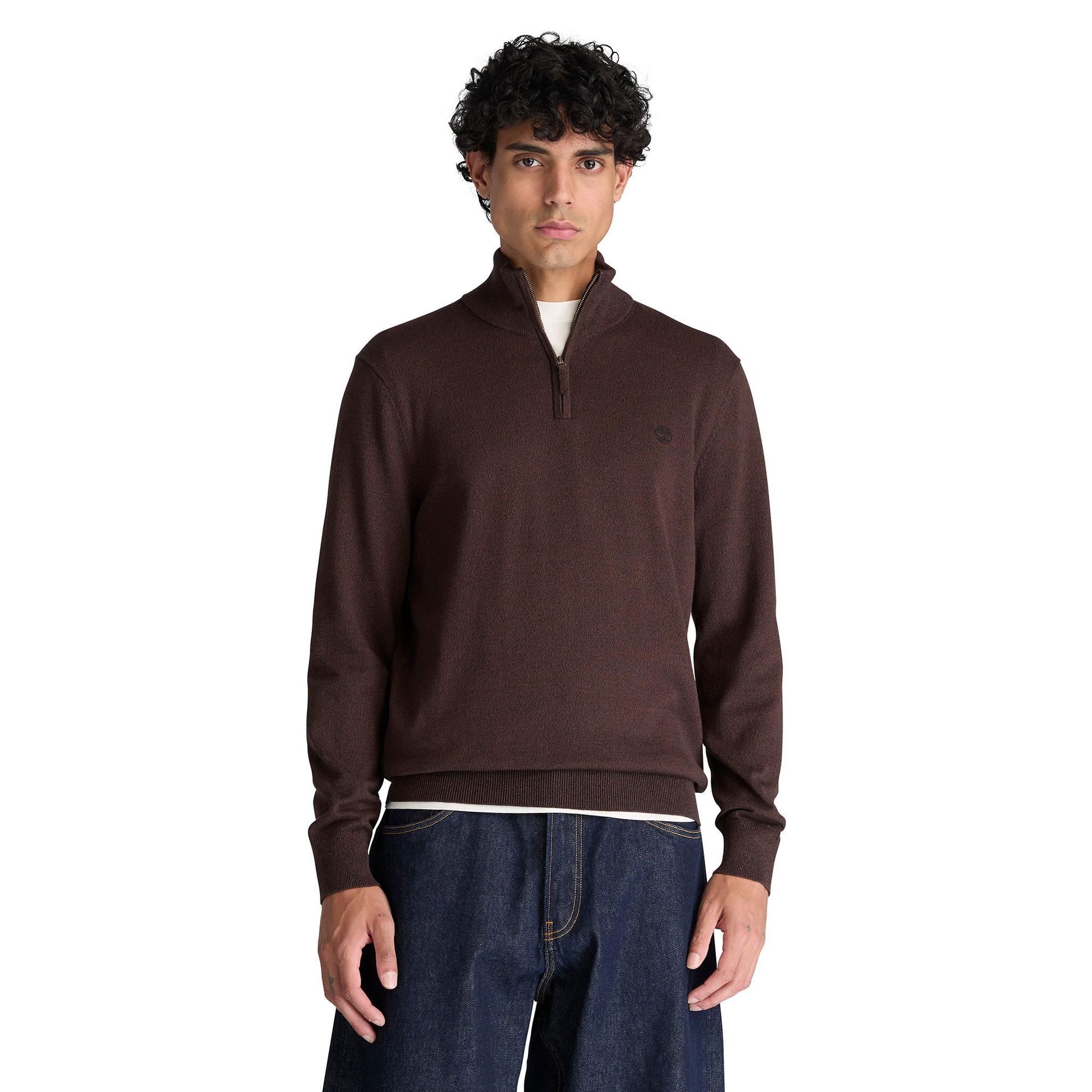 Мужской свитшот Timberland Williams River Cotton 1-4 Zip Sweater