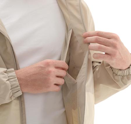 Timberland Wınnıck Waterproof Shell Jacket Erkek Yağmurluk-Rüzgarlık Krem