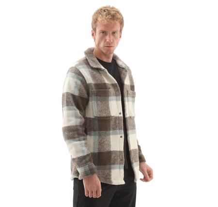 Timberland Wool Blend Shacket Erkek Gri Timberland Wool Blend Shacket Erkek Gri
