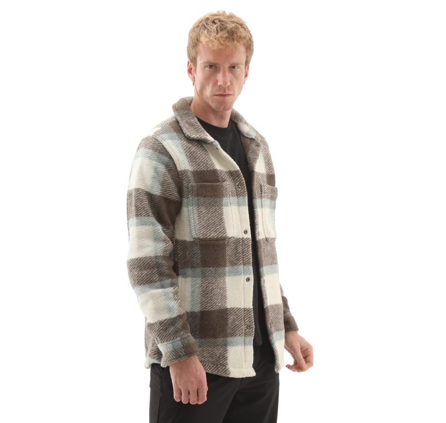 Timberland Wool Blend Shacket Erkek Gri Timberland Wool Blend Shacket Erkek Gri