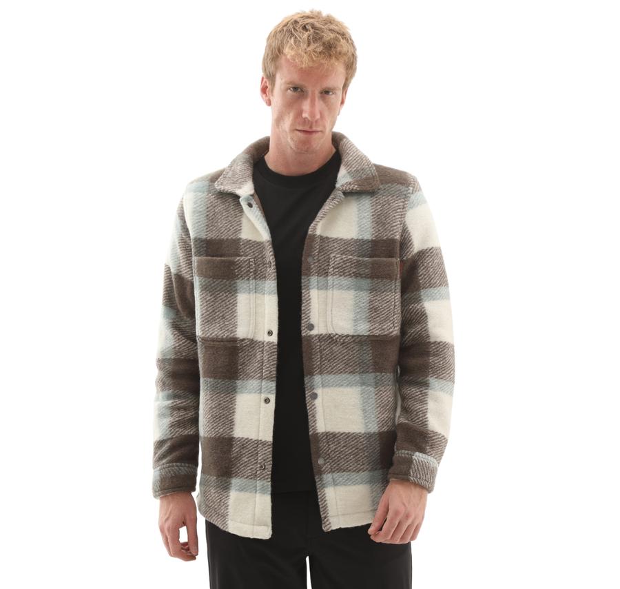 Timberland Wool Blend Shacket Erkek Ceket Gri Timberland Wool Blend Shacket Erkek Ceket Gri