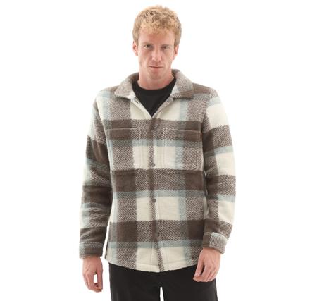 Timberland Wool Blend Shacket Erkek Ceket Gri Timberland Wool Blend Shacket Erkek Ceket Gri