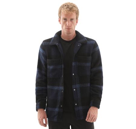 Timberland Wool Blend Shacket Erkek Ceket Lacivert