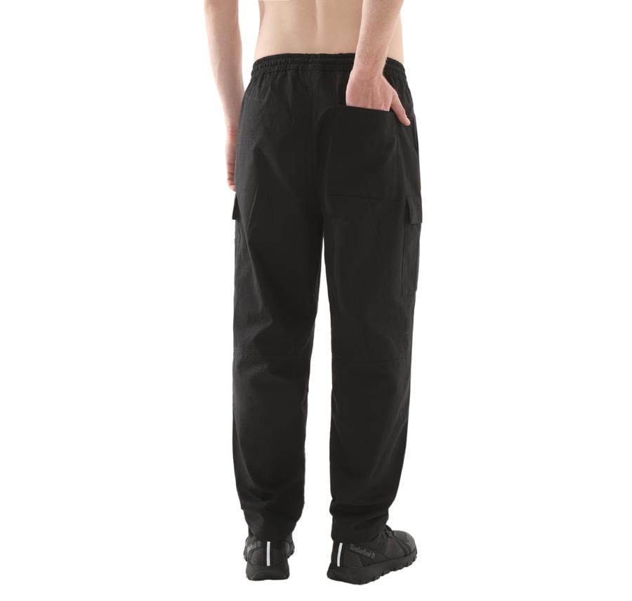 Timberland Woven Badge Ripstop Cargo Pant Erkek Pantolon Siyah Timberland Woven Badge Ripstop Cargo Pant Erkek Pantolon Siyah