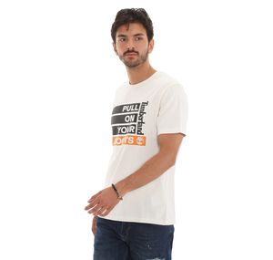 Timberland Ss Earthd Tee Erkek T-Shirt Beyaz