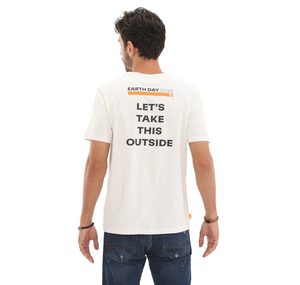Timberland Ss Earthd Tee Erkek T-Shirt Beyaz