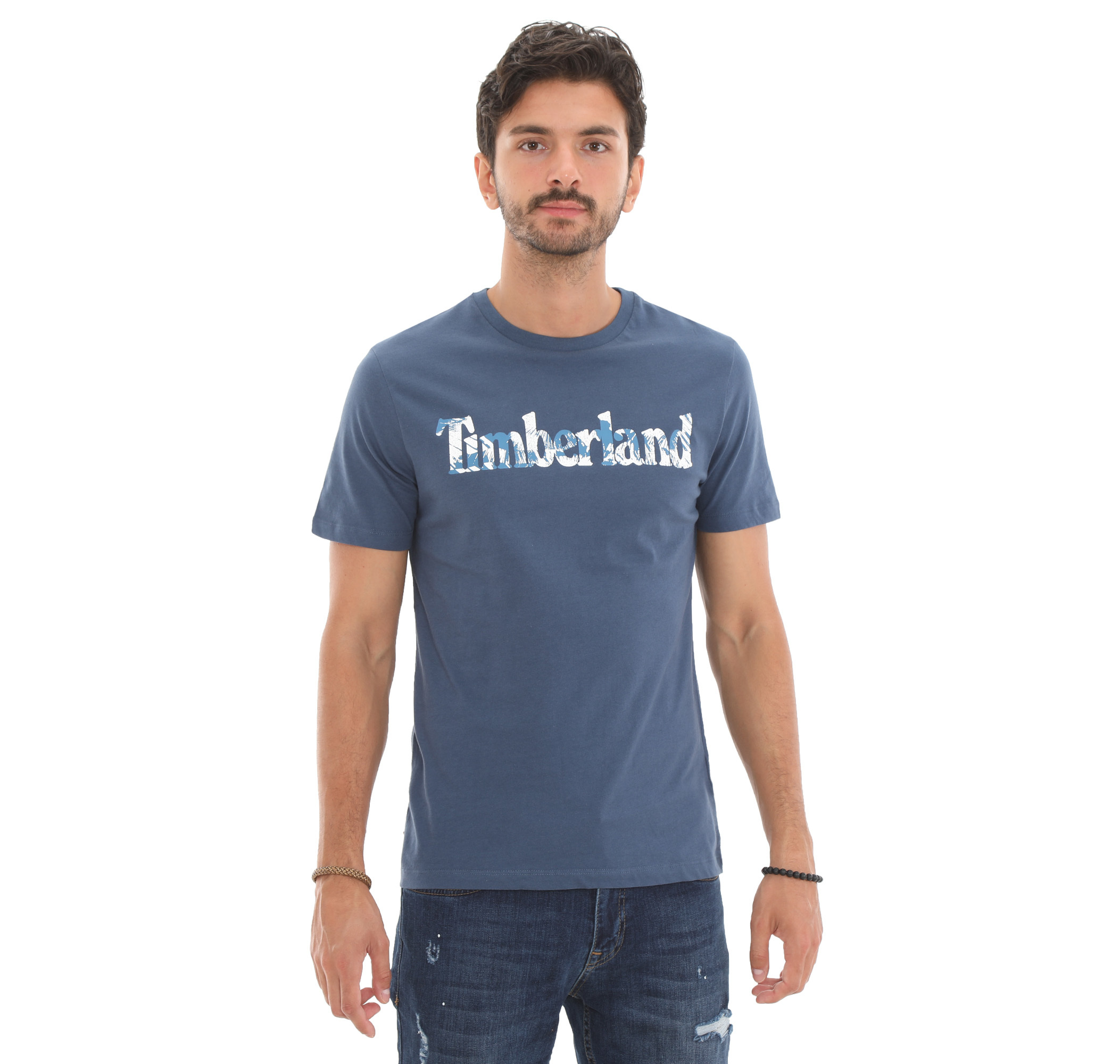 Мужская футболка Timberland Ss Linear Logo Camo T