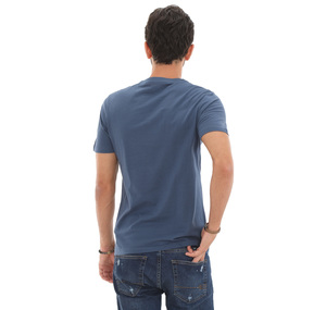 Timberland Ss Linear Logo Camo T Erkek T-Shirt Lacivert 3