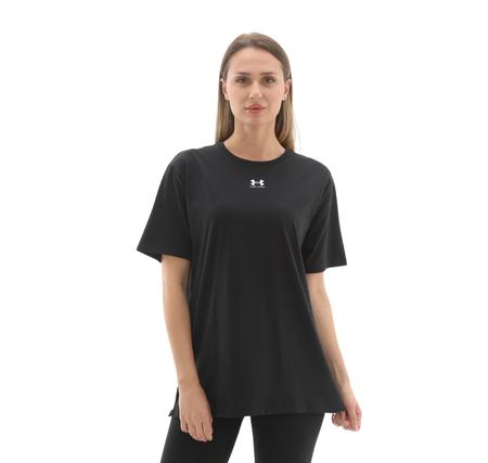 Under Armour Campus Oversize Ss Kadın T-Shirt Siyah Under Armour Campus Oversize Ss Kadın T-Shirt Siyah