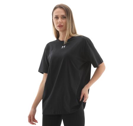 Under Armour Campus Oversize Ss Kadın T-Shirt Siyah