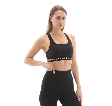 Under Armour Crossback Mid Bra Kadın Büstiyer Siyah