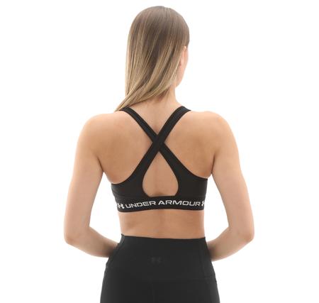 Under Armour Crossback Mid Bra Kadın Büstiyer Siyah