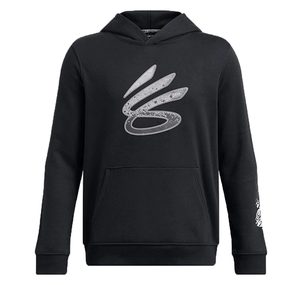 Under Armour Curry Boys Splash Hoodie Çocuk Sweatshirt Siyah