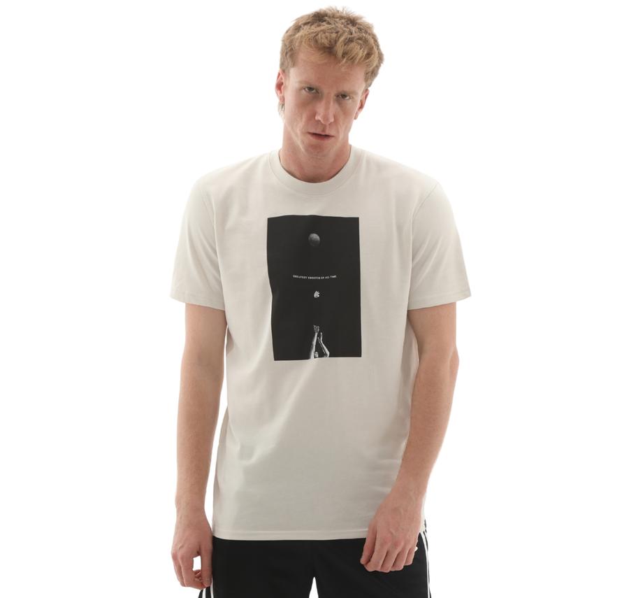 Under Armour Curry Greatest Shooter Tee Erkek T-Shirt Krem Under Armour Curry Greatest Shooter Tee Erkek T-Shirt Krem