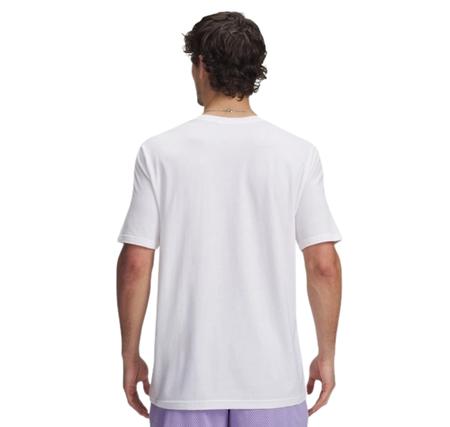 Under Armour Curry Playable Tee 1 Erkek T-Shirt Beyaz