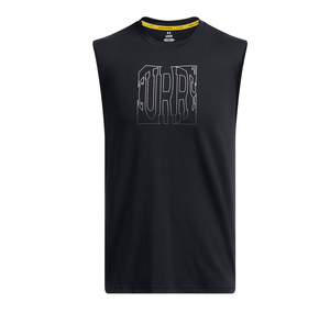 Under Armour Curry Slvs Tee Erkek T-Shirt Siyah