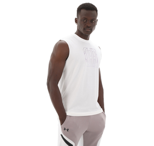 Under Armour Curry Slvs Tee Erkek T-Shirt Beyaz