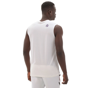 Under Armour Curry Slvs Tee Erkek T-Shirt Beyaz