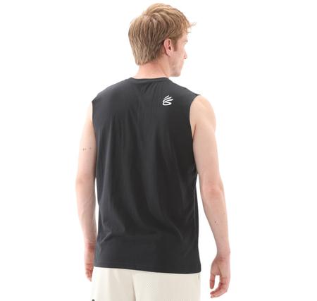 Under Armour Curry Slvs Tee Erkek T-Shirt Siyah