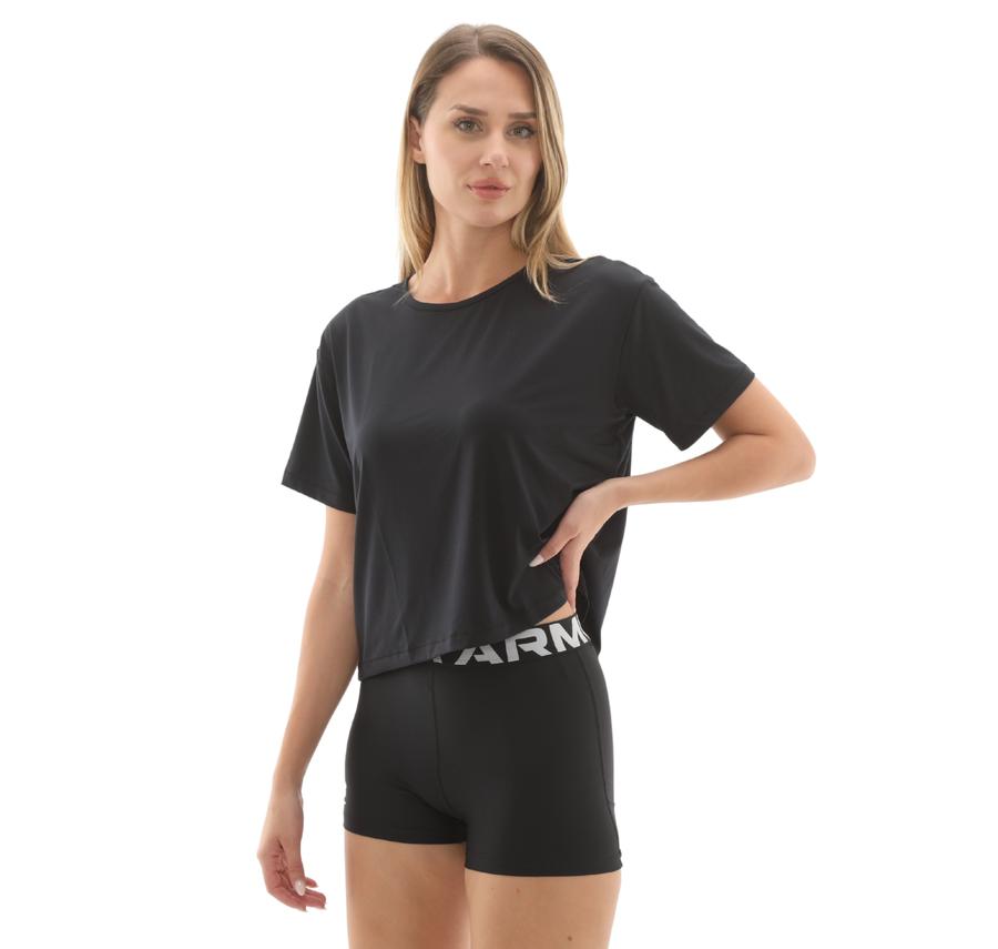 Under Armour Motion Ss Kadın T-Shirt Siyah Under Armour Motion Ss Kadın T-Shirt Siyah